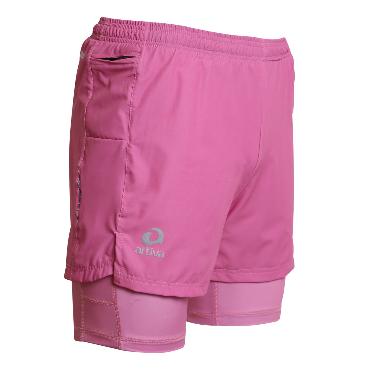 ASBA Shorts-mit tight-pink Men