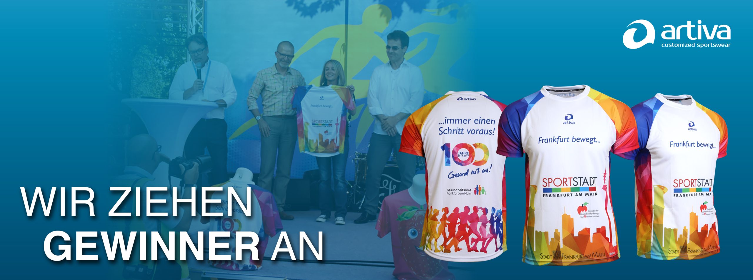 ARTIVA gewinnt beim JP MORGAN Laufshirt Contest den 1. Platz für das “beste und schönste Laufshirt”