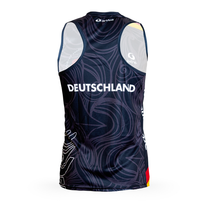 PERFORMANCE Racerback ärmelloses Laufshirt Herrenschnitt