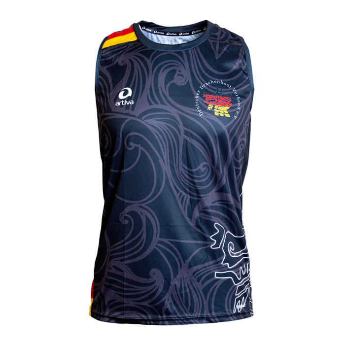 PERFORMANCE Racerback ärmelloses Laufshirt Herrenschnitt