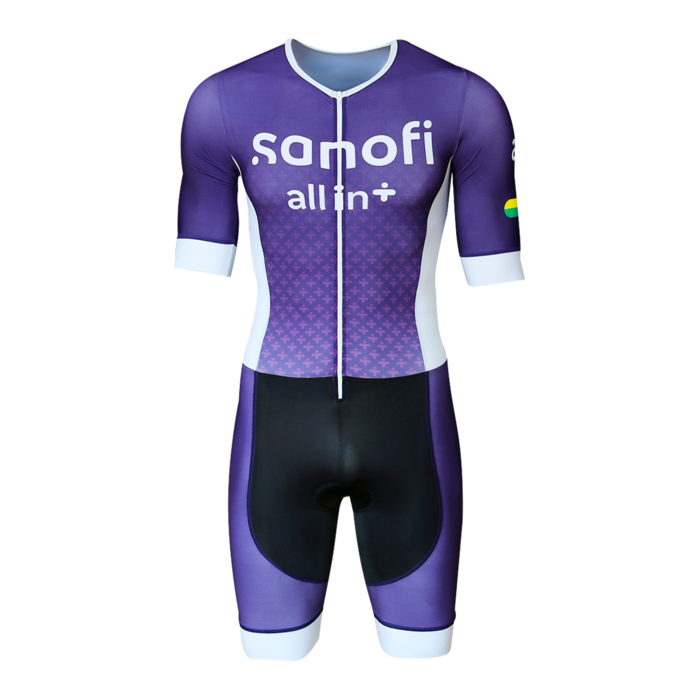 Cycling Trisuit Shortsleeve Herrenschnitt