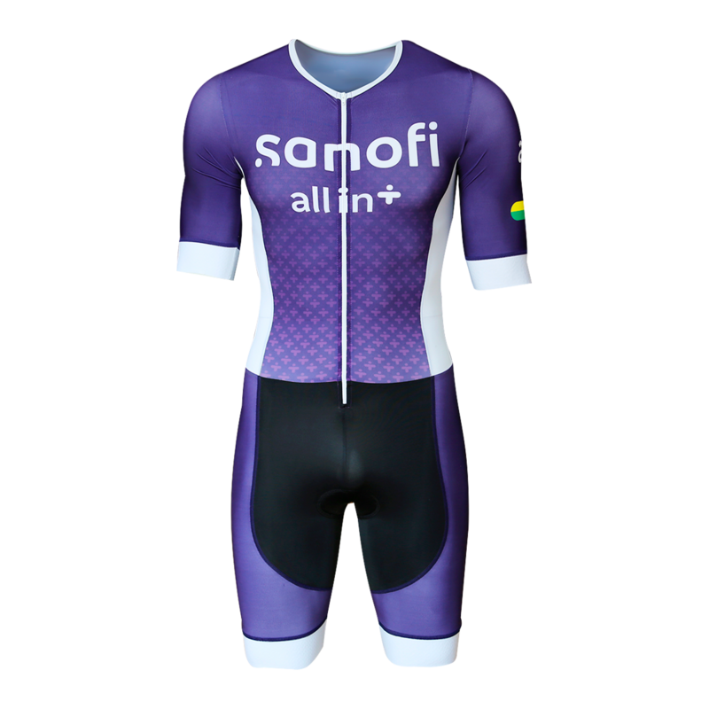 Cycling Trisuit Shortsleeve men's cut