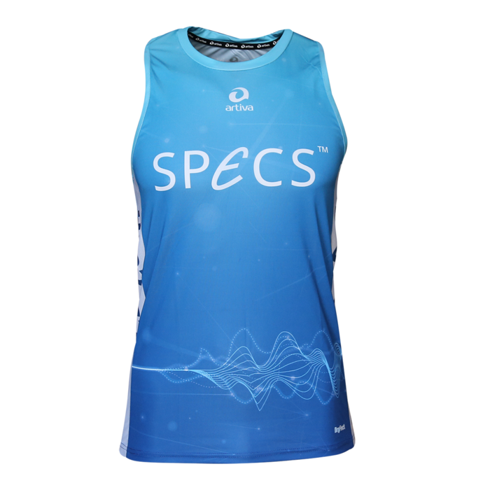 PERFORMANCE Racerback ärmelloses Laufshirt Herrenschnitt