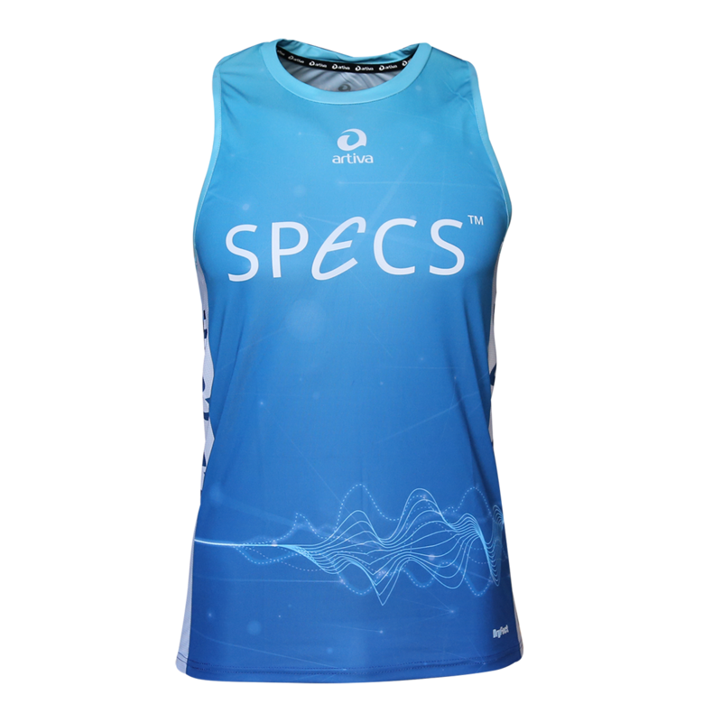 PERFORMANCE Racerback ärmelloses Laufshirt Herrenschnitt