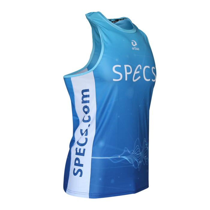 PERFORMANCE Racerback ärmelloses Laufshirt Herrenschnitt