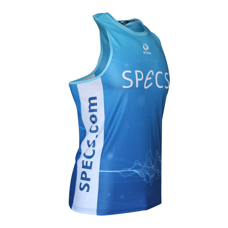 PERFORMANCE Racerback ärmelloses Laufshirt Herrenschnitt