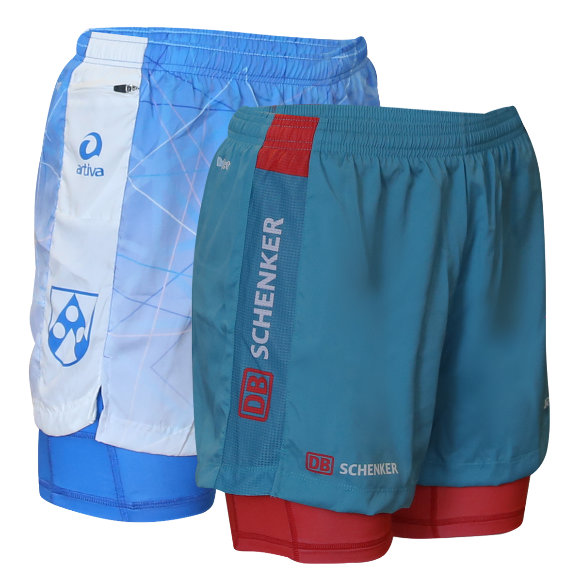 SPORTIVO Shorts Running Damen und Herrenschnitt