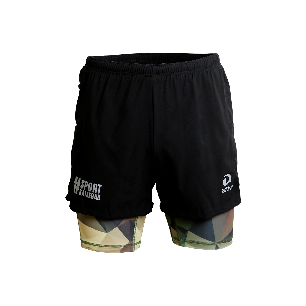 Sportkamerad_Short-with-innerleggings_black-edition_men_front