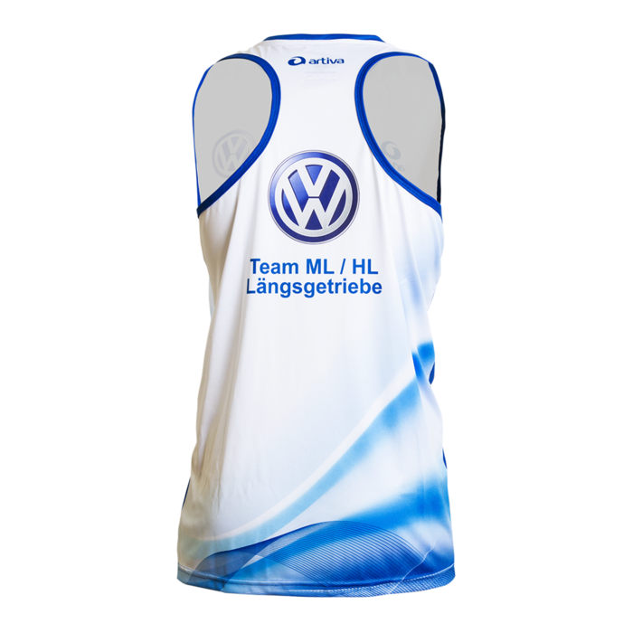 PERFORMANCE Racerback ärmelloses Laufshirt Herrenschnitt