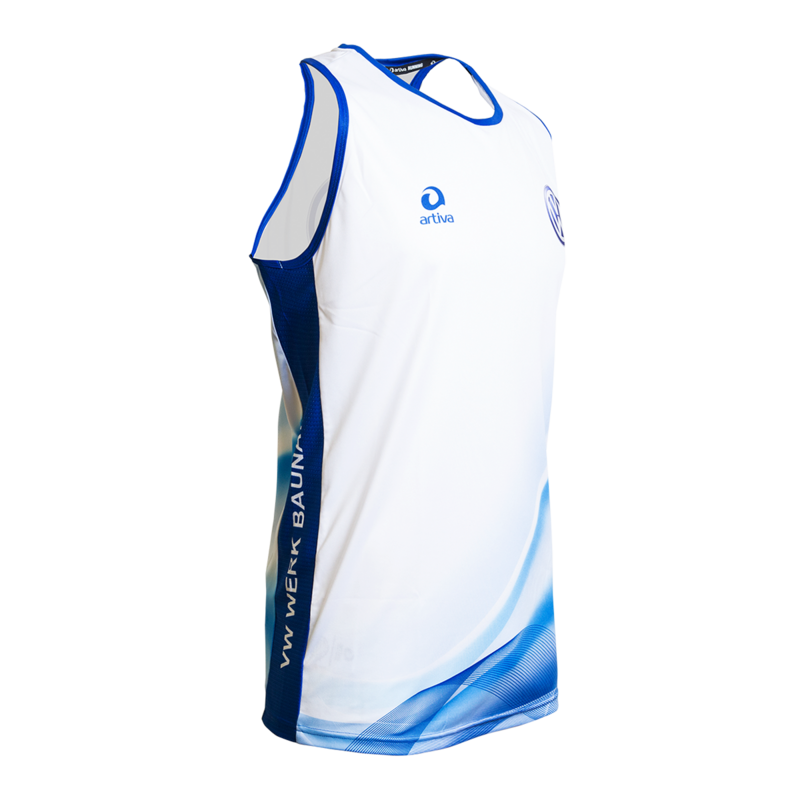 PERFORMANCE Racerback ärmelloses Laufshirt Herrenschnitt