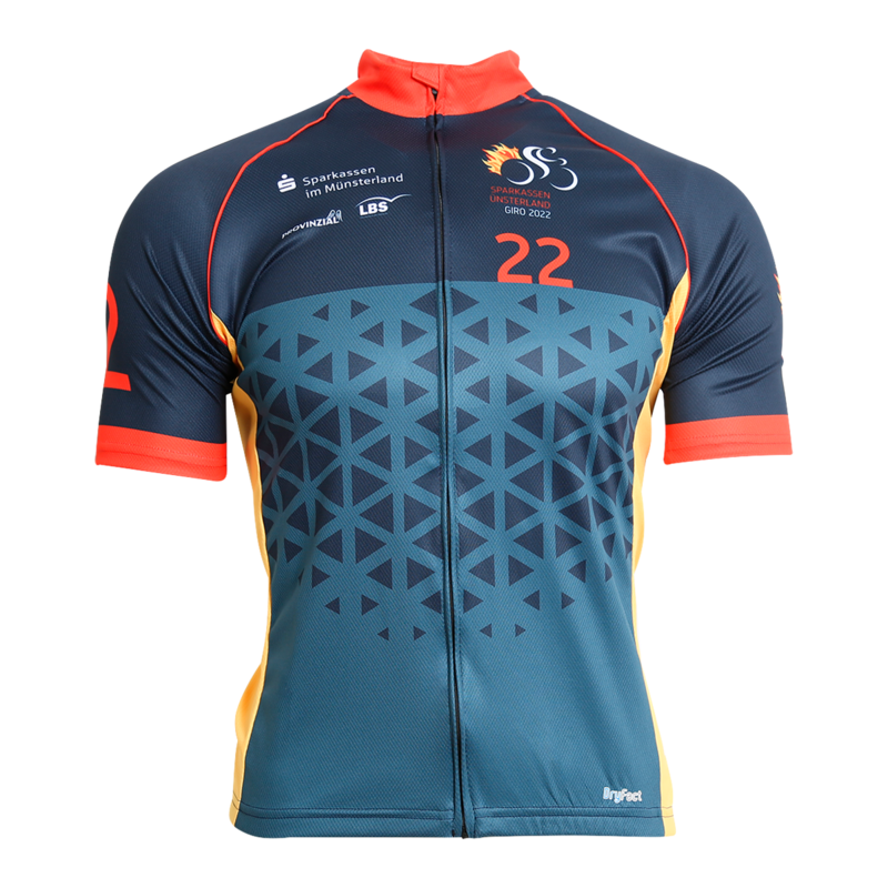 Cycling shirt Gran Fondo short sleeve men's cut