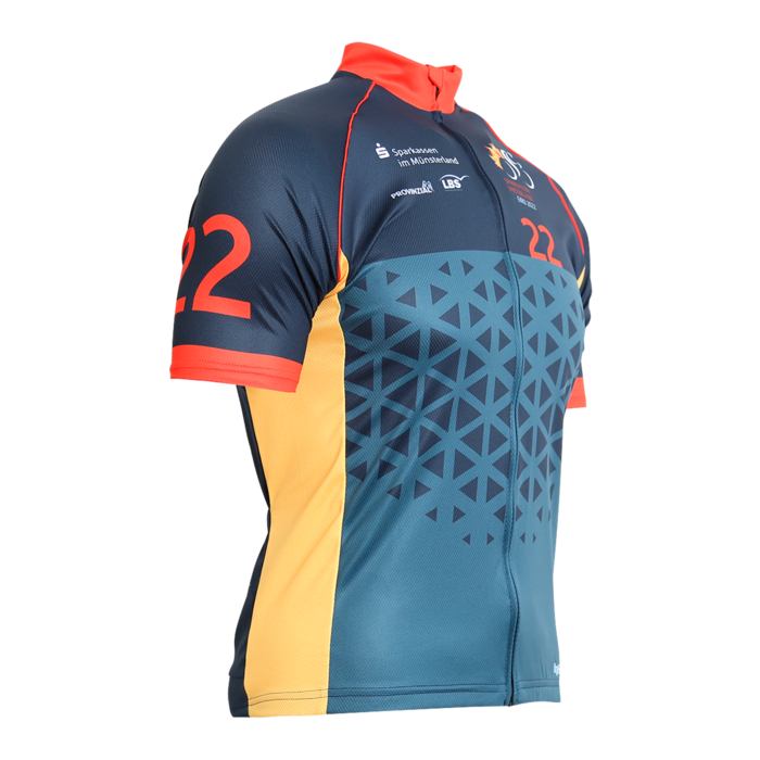 Cyclingshirt Gran Fondo kurzarm Herrenschnitt