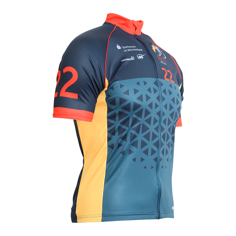 Cyclingshirt Gran Fondo kurzarm Herrenschnitt