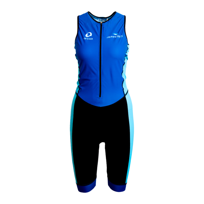 Cycling Trisuit sleeveless women's cut