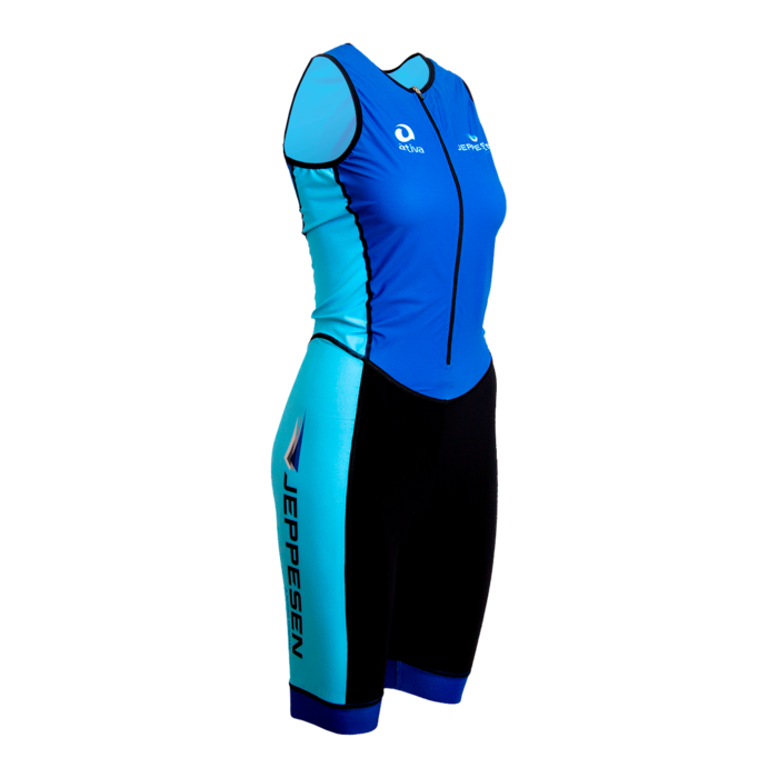 Cycling Trisuit sleeveless women's cut