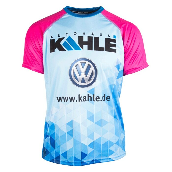 Extravagant running shirts for company runs - Fall on at the company run