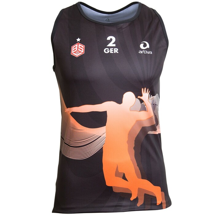 Customized beach volleyball shirts by artiva