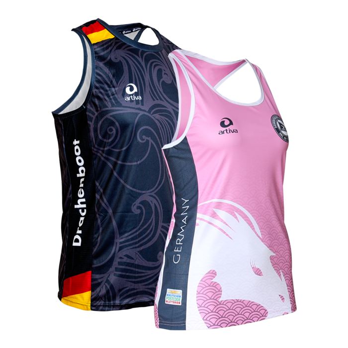 100% individualisierbare Ruder- und Drachenboot-Shirts