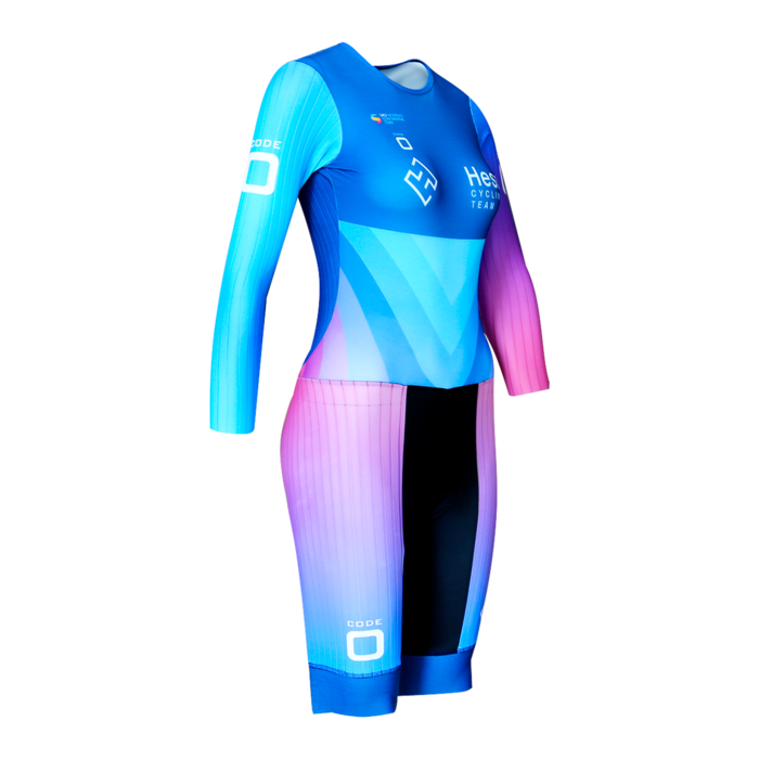 Track Cycling Trisuit longsleeve women's cut