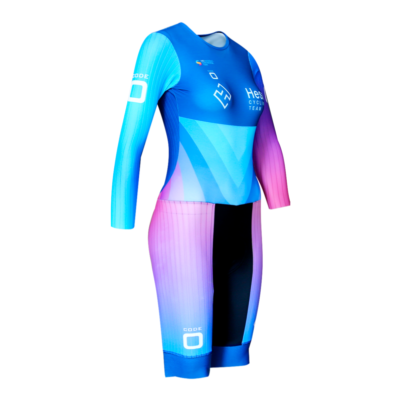 Track Cycling Trisuit longsleeve women's cut