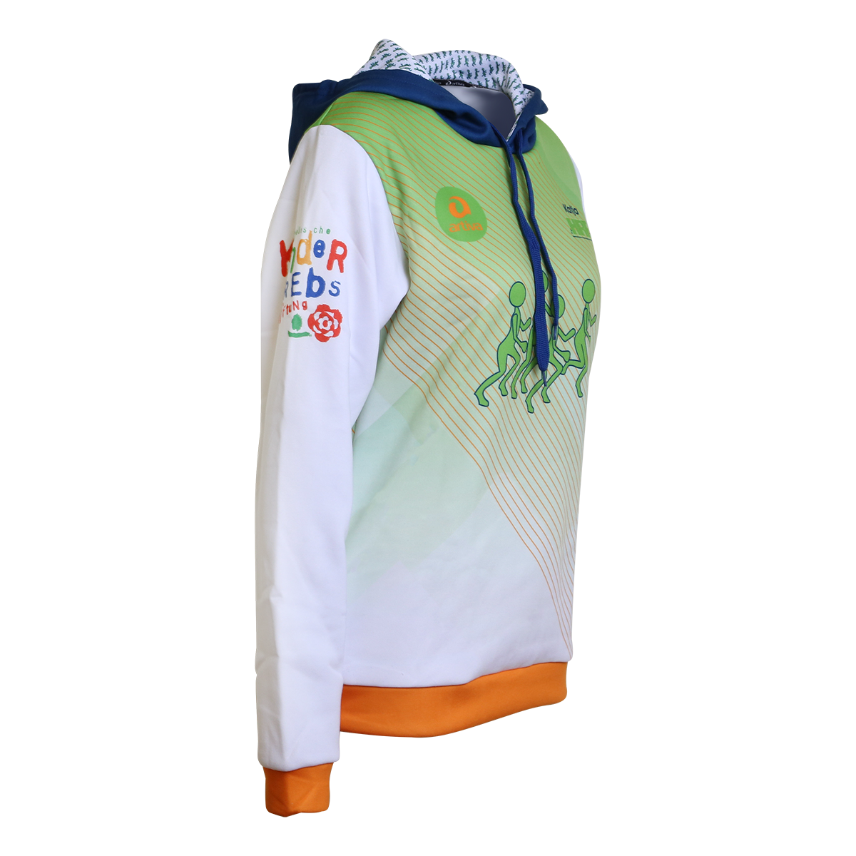 Happy-Running-Family-hoodie-women-side