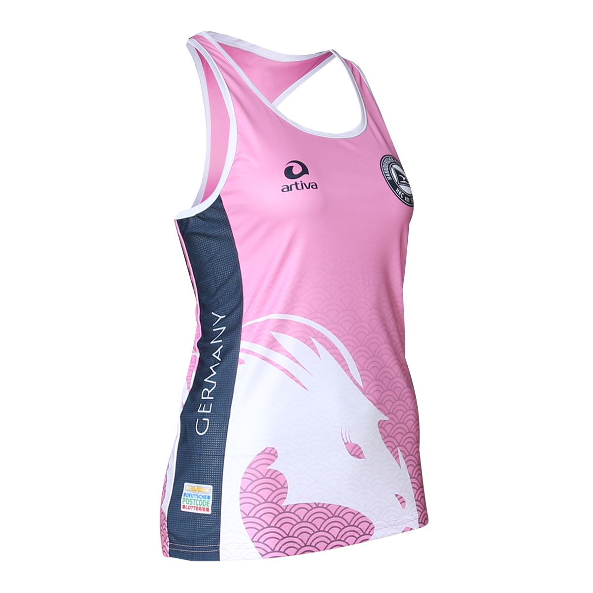 Pink-lemon racerback-women-right-side