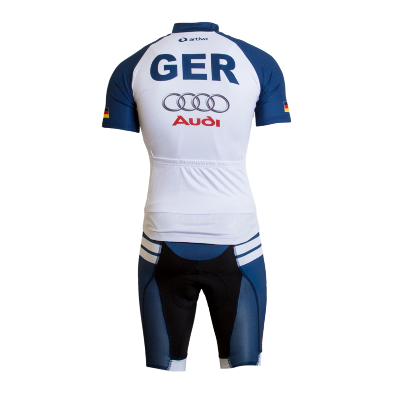 AUDI cycling pro shirt set with bib