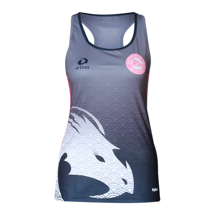 Pink lemons running shirt
