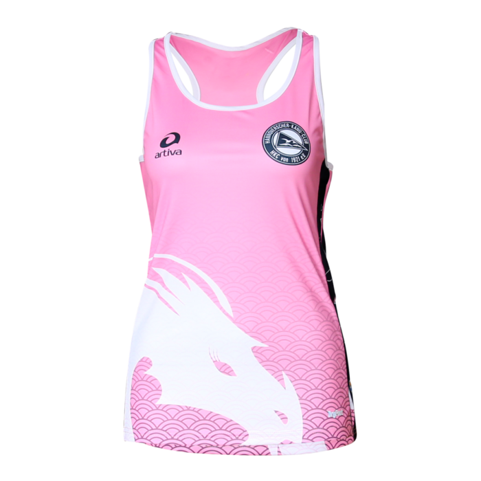 Pink lemons running shirt