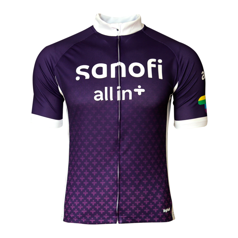 sanofi cycling basic shirt
