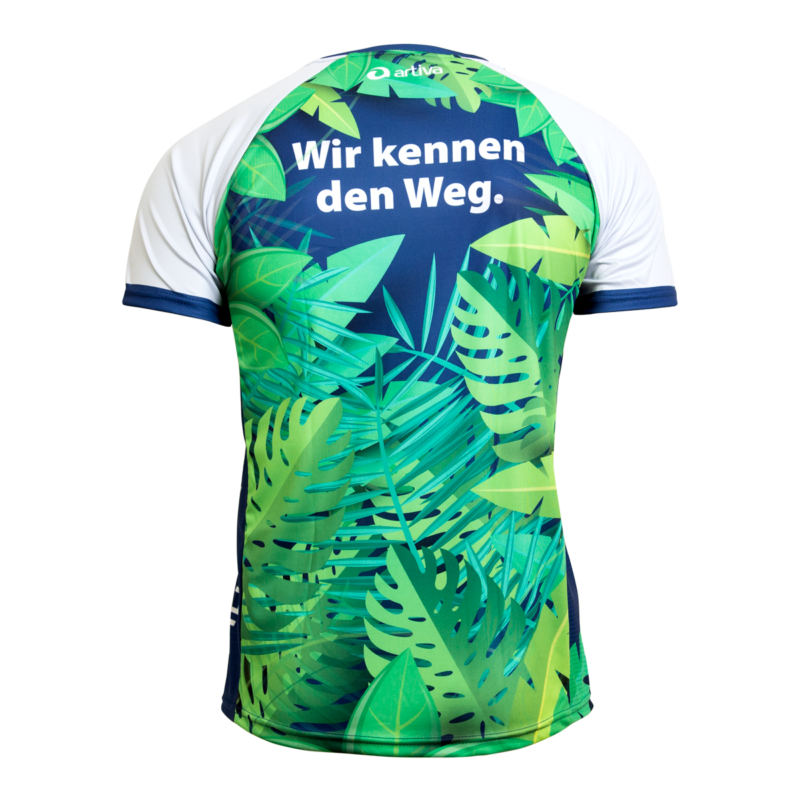 Willmann and colleagues running shirt