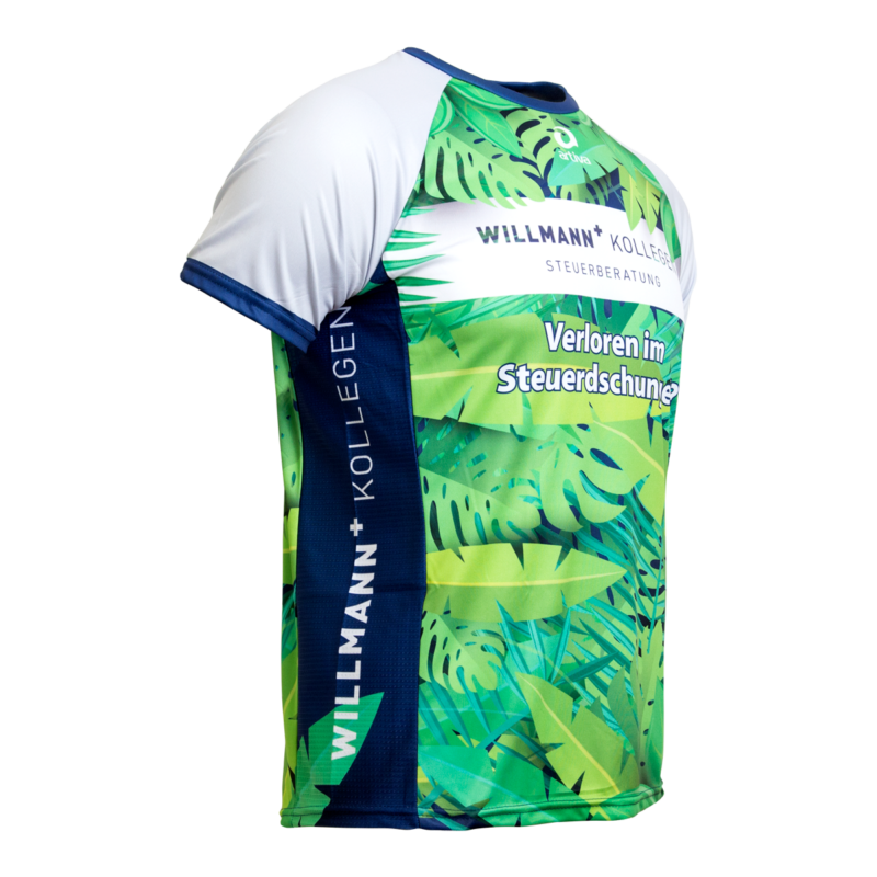 Willmann and colleagues running shirt