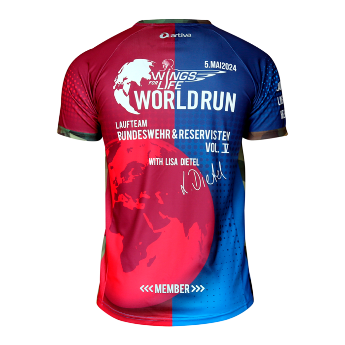 Wings for Life Worldrun 2024 running shirt