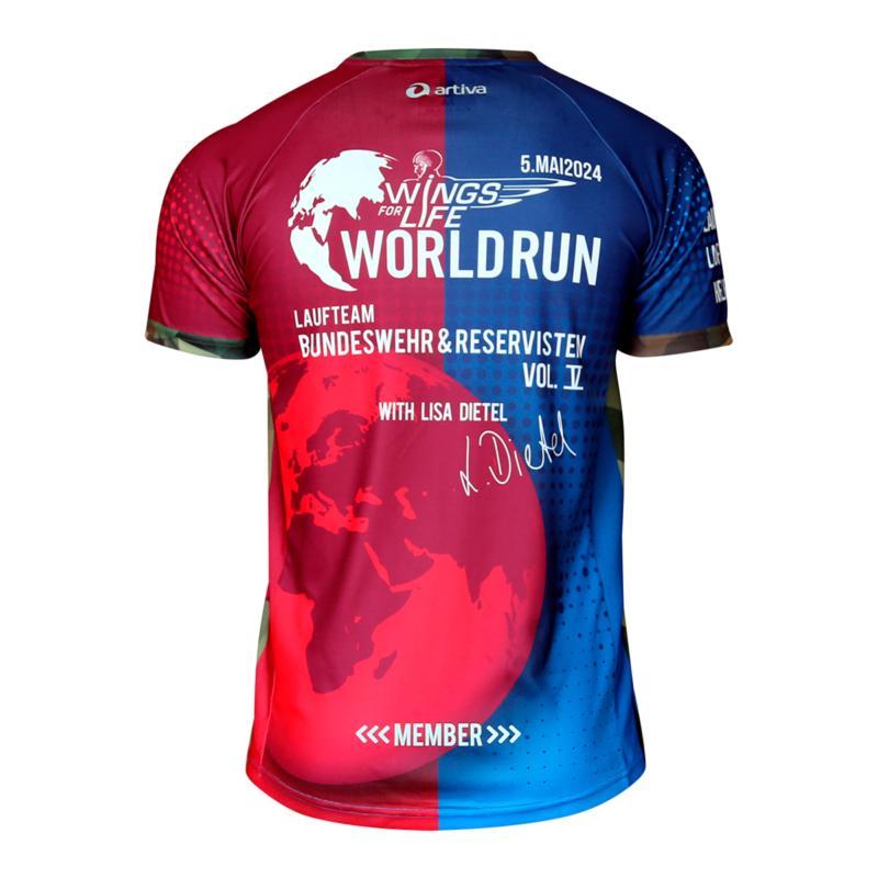 Wings for Life Worldrun 2024 running shirt