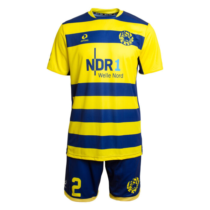 Leuchtende Teamfarben – Fußball Trikot-Set ASV Dessau